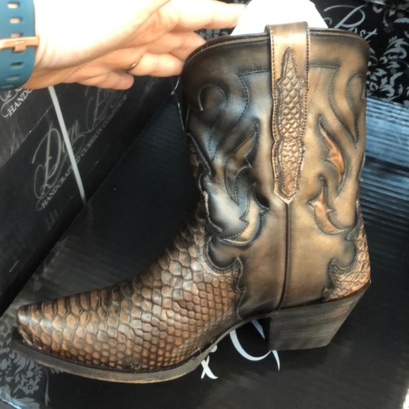 Dan Post ladies 6’ Faux chocolate python NWT - Picture 2 of 6